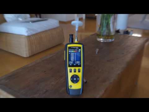 Trotec PC 220 Optical Particle counter OPC Test /demonstration