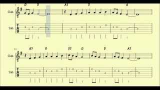 El Tamborilero Tablatura y Partitura del Punteo de Guitarra con Acordes  Chords - Chordify