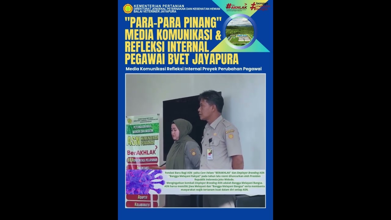 Para-Para Pinang Media komunikasi BVet Jayapura