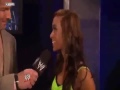 Aj Lee Vs Tamina With Rosa Nattie At Ringside