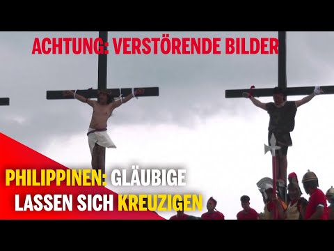 Philippinen: Gläubige lassen sich kreuzigen