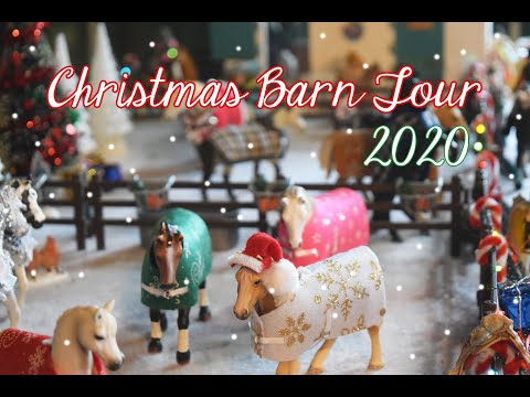 Christmas Schleich Barn Tour 2020 ~ Silver Star Stables