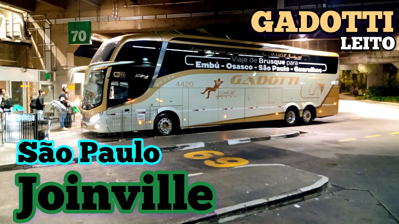 Viagem São Paulo x Joinville com a Viação GADOTTI # Carro PURE CONFORT