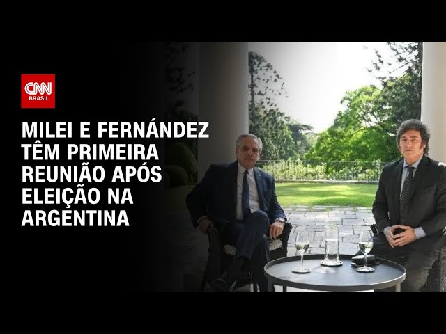 Milei e Fernández têm primeira reunião após eleição na Argentina | BRASIL MEIO-DIA