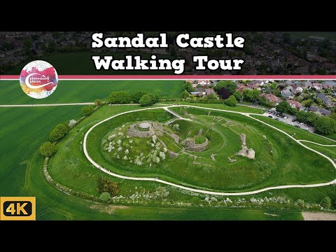 SANDAL CASTLE   |   EXPLORING the Medieval Ruins of England's Forgotten FORTRESS  |  Walking Tour