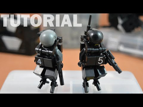 How to Make a Custom LEGO Minifigure Drone or Hardsuit (TUTORIAL)