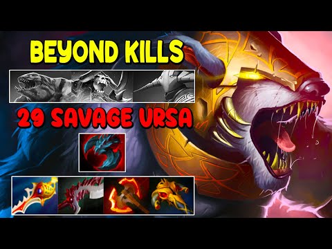 ULTRA BEYOND SAVAGE [ URSA ] INTENSE 29 SAVAGE - DOTA 2 GAMEPLAY