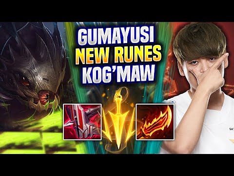 GUMAYUSI TRIES KOG'MAW WITH NEW RUNES! - T1 Gumayusi Plays Kog'Maw ADC vs Jhin! | Preseason 2022