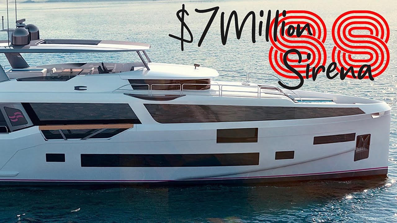 Discover Pure Opulence: 2021 SIRENA 88 Yacht Walkthrough