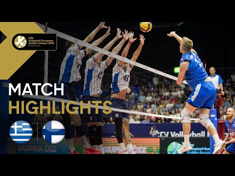 Highlights | Greece vs. Finland - CEV Volleyball European Golden League 2025 | Final Four ...