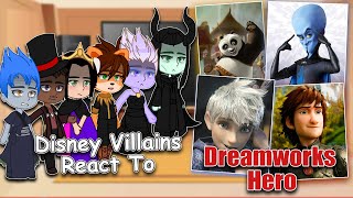 Disney Villains React to Dreamworks Hero  Gacha Cl