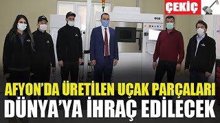 Afyonkarahisar'da Bir firma Titanyum Uçak Parçası Üretmeye Başladı 25.