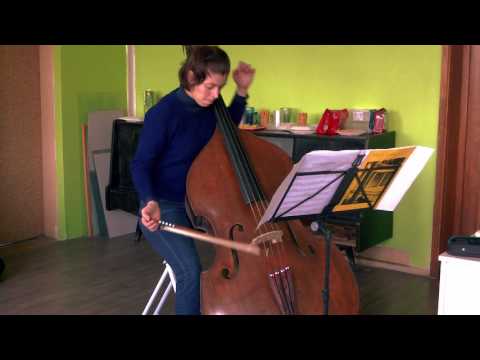 Emil Tabakov - Motives for Double Bass Solo - Svoboda Bozduganova - Double bass 432 Hz PF