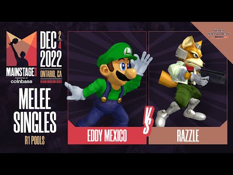 Eddy Mexico (Luigi) vs Razzle (Fox) - Melee Singles Pools Winners Round 2  - Mainstage 2022