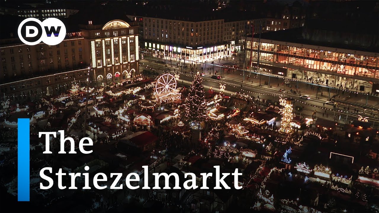 A German Christmas market in Dresden