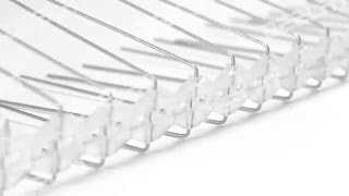 Stainless Steel Bird Spikes, 50 cm - Double Spiked, Linear Based
