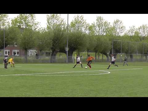 18 mei 2013 Toernooi Wieldrecht - VV De Meern C1 - Excelsior Maassluis 0-0 Doelpunt Vinny afgekeurd