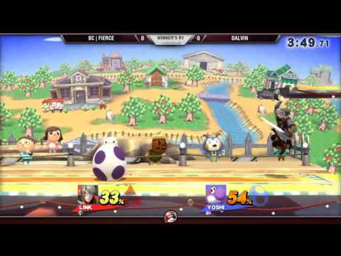 Smash 4 Versus Weekly 12/17/15 - Winners R1 - Fierce (Link) vs Dalvin (Yoshi)