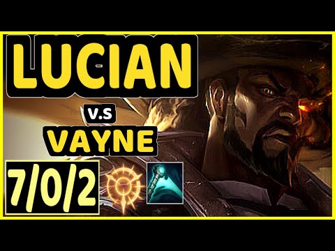 ROUTE (LUCIAN) vs VAYNE - 7/0/2 KDA BOTTOM ADC CHALLENGER GAMEPLAY - KR
