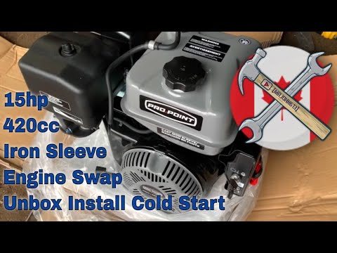 420 cc Engine Swap & Cold Start