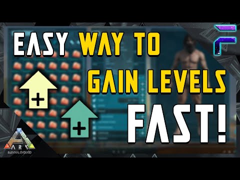 EASY WAY TO GAIN LEVELS FAST!- Ark : Survival Evolved