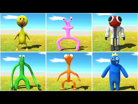 Rainbow Friends Battle | Who Is The Last Survivor? - Animal Revolt Battle Simulator