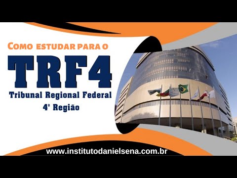 Como estudar para o TRF 4ª Região | Daniel Sena