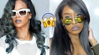 *SYNTHETIC WIG* $50  DARK GREY HAIR! (BOBBI BOSS "MINA" )  | DIVATRESS.COM  *2016*