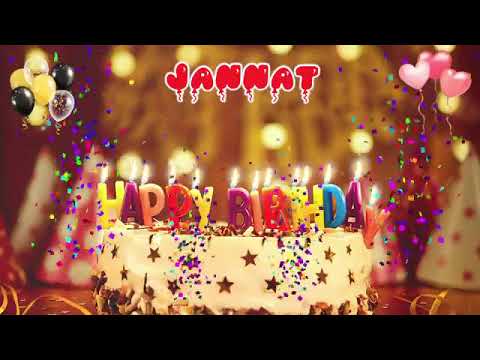 JANNAT Birthday Song - Happy birthday Jannat