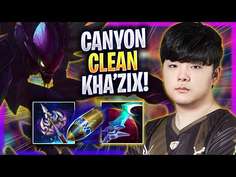 CANYON IS SO CLEAN WITH KHA'ZIX! - GEN Canyon Plays Kha'zix JUNGLE vs Xin Zhao! | Season 2024