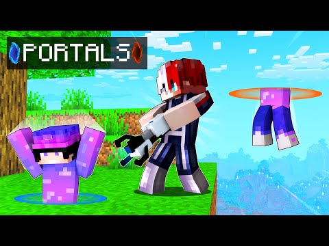 Gaming with shivang 2.0 - Using PORTALS To Trick My Friend In Minecraft! 😂