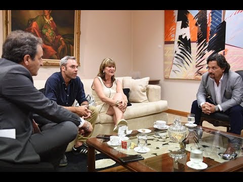 El gobernador Sáenz recibió a la madre de María Cash
