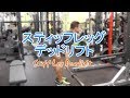 スティッフレッグデッドリフト（Stiff Leg Deadlift）のやり方とフォーム