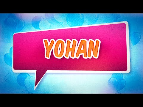 Joyeux anniversaire Yohan