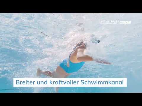 Top-Triathletin Laura Philipp und die Profi-Gegenstromanlage PowerSwim 3.5 von OSPA