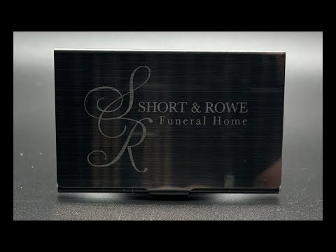 Business card case engraving