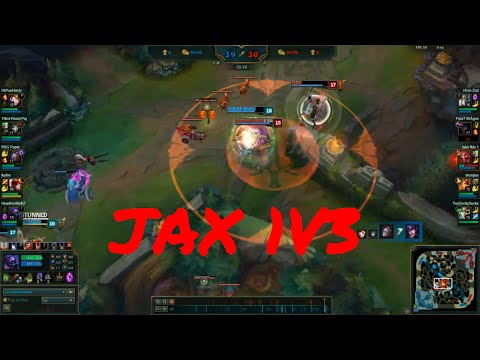 JAX TEAMFIGHT | 1V3 |  LEAGUE OF LEGENDS