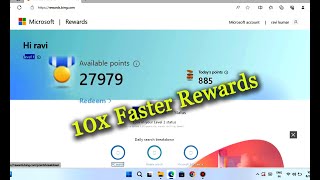 How To Get 10X Faster Microsoft Rewards And Get Extra Reward Microsoft Edge And Bing