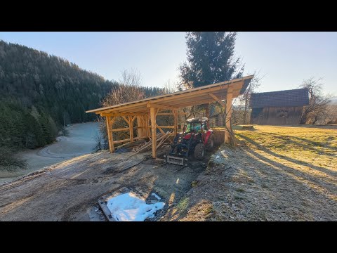 Farmvlog #100 The machine shed is finally finished! | Mikejhof