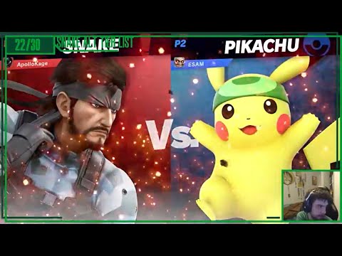 ESAM (Pikachu, Falco, Min Min, Ice Climbers) vs Apollokage (Snake) | 13 Dec '22