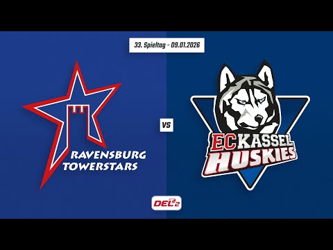 33. Spieltag DEL2 | Ravensburg Towerstars vs. EC Kassel Huskies | Game Highlights