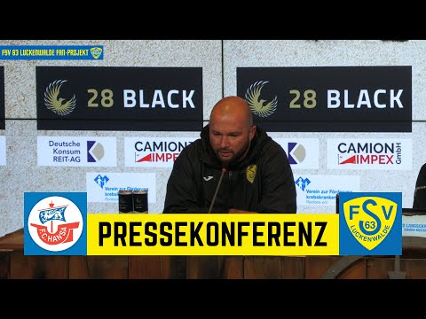 Pressekonferenz | F.C. Hansa Rostock  II vs. FSV 63 Luckenwalde 1:0 | Samstag 14.10.2023 | SP15