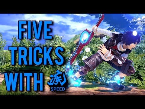 Five Tricks with Shulk's Speed Art (SSBU)