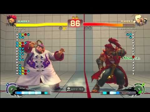 SSF4 Endless Match   Fs AIKU (GO)  vs  realvocalist (RU)