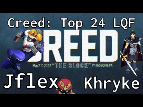 Creed - Jflex (Sheik) vs Khryke (Marth) - Top 24 LQF