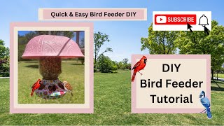 How to Make a Bird Feeder DIY, Quick and Easy DIY Bird Feeder, Mason Jar Bird Feeder DIY