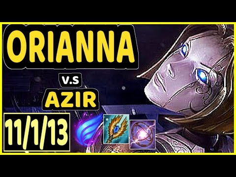 NOMANZ (ORIANNA) vs AZIR - 11/1/13 KDA MID CHALLENGER GAMEPLAY - EUW