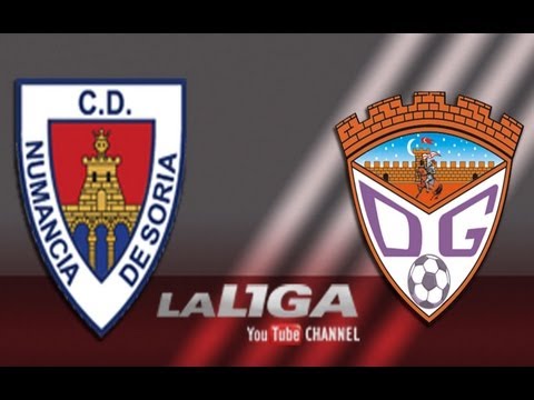 Gol de Vicente (1-1) en el CD Numancia - CD Guadalajara - HD