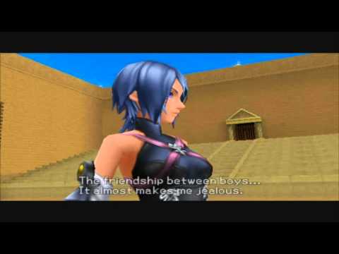 Kingdom Hearts: Birth By Sleep - Aqua meets Zack
