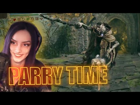 DAGGER PARRY ONLY (NO HEALS)  on Margit, The Fell Omen NG+3